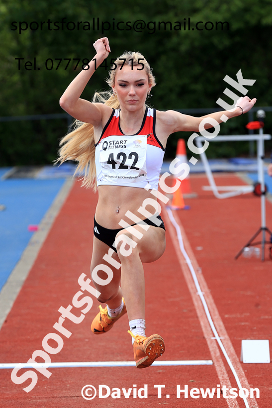 Triple Jumb, 2026 North Eastern Track and Field Champs, Shildon, County Durham. Photo: David T. Hewitson/Sports for All Pics